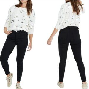 Madewell High Rise Skinny Black Jeans